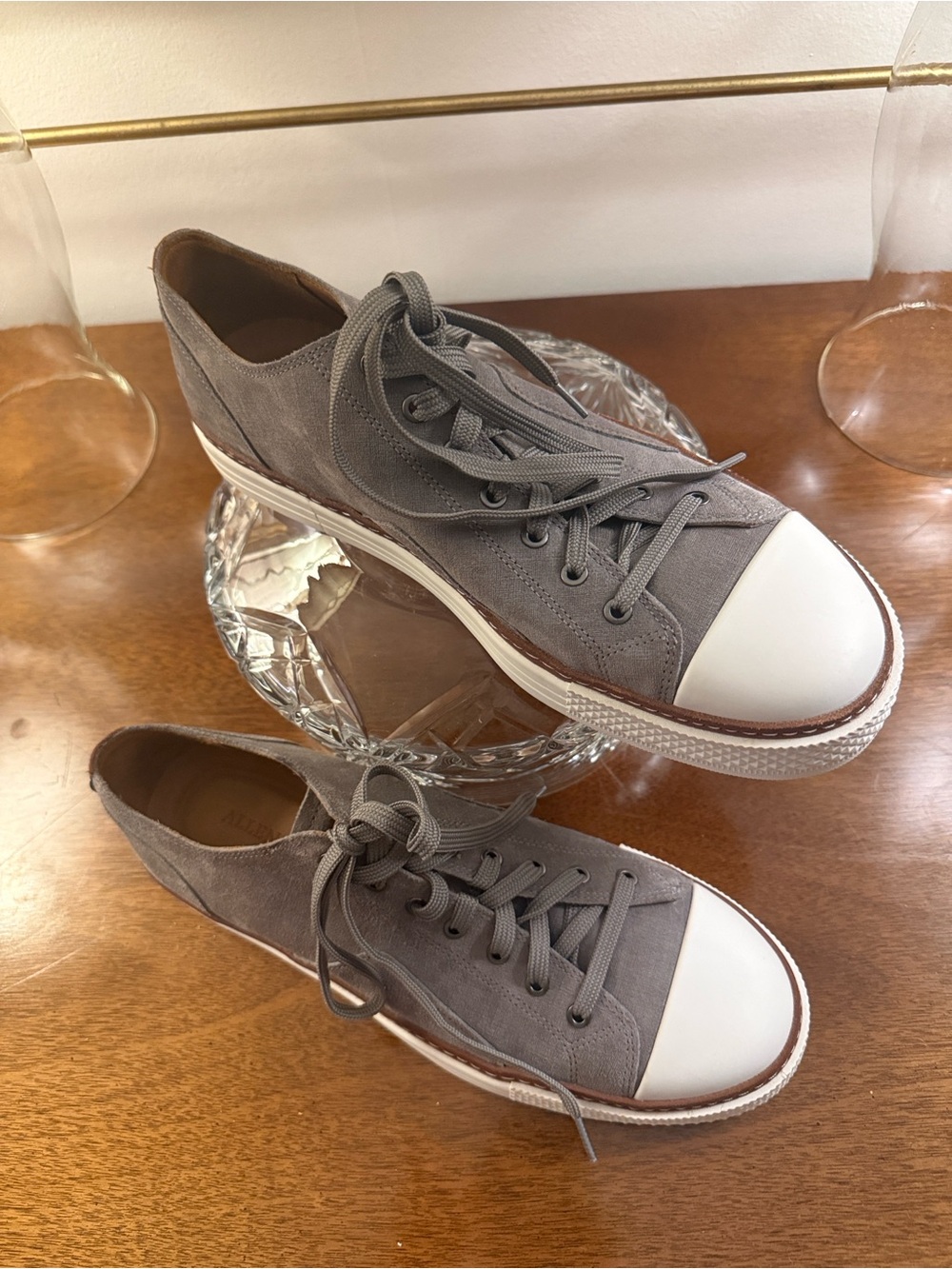 Allen Edmonds “Pasadena” Grey Men’s Dress Sneakers - Picture 4 of 5